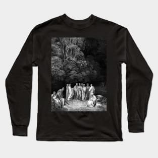 High Resolution Gustave Doré Illustration The Poets in Limbo Long Sleeve T-Shirt